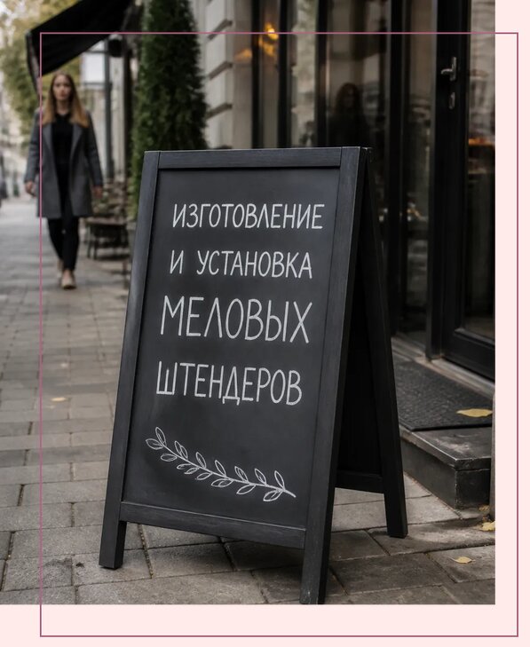 Меловые штендеры в Шадринске по цене от 6722 р. | Аванза-Шдр